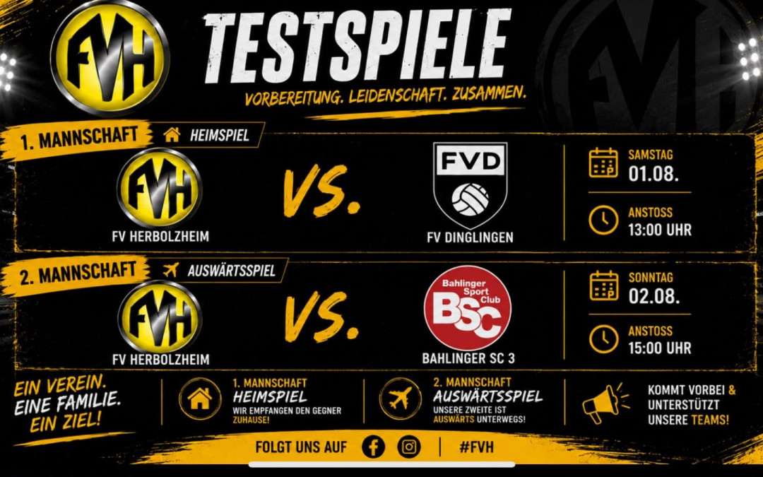 Nächste Testspiele stehen an