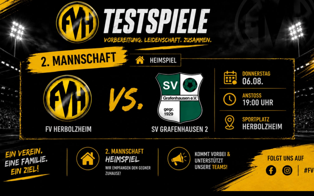 Team 2 testet gegen SV Grafenhausen 2
