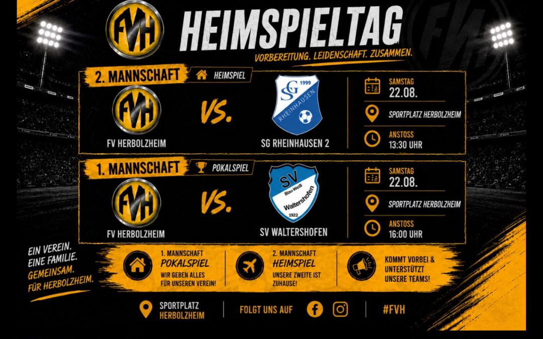 Bezirkspokal und Testspiel