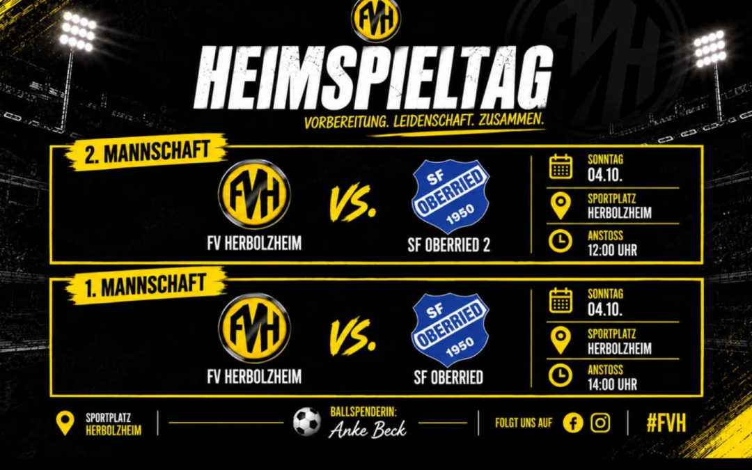 Heimspiele beim FV Herbolzheim